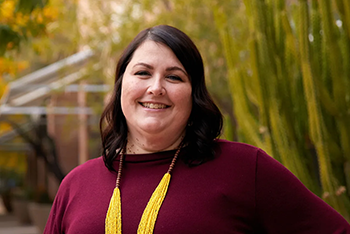 Casey Evans, Chief Operating Officer at EdPlus at Arizona State University, and a first-generation college graduate.